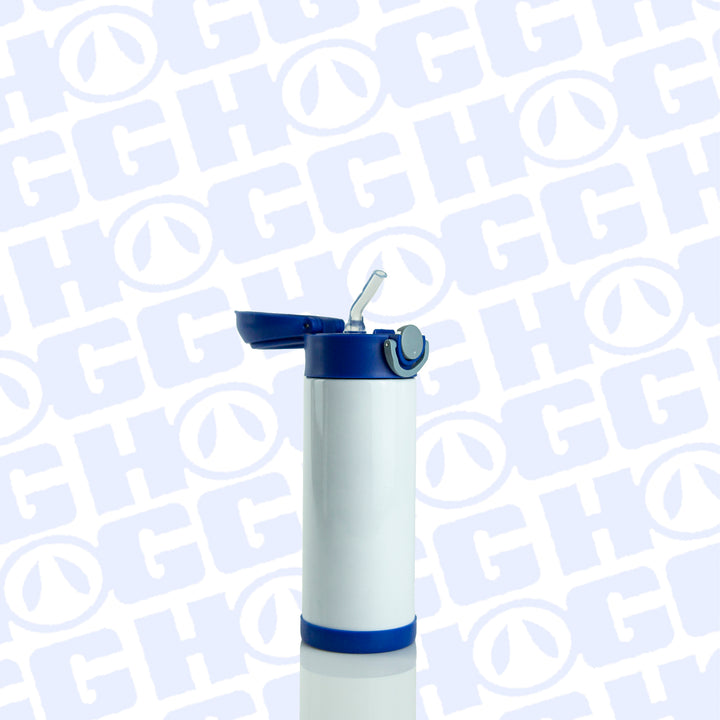 12oz Sublimation Blank Sippy Cup — Blue