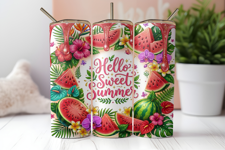 Digital Sublimation Designs - Summer Fiesta Tumbler Wraps — 4 In 1 Can Cooler — Sassy Classy
