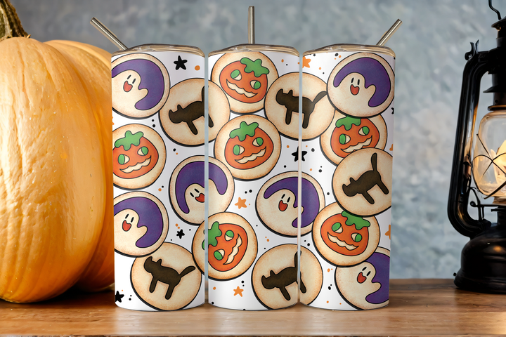 Assorted Ready to Press Sublimation Tumbler Prints (12 Pack) - Halloween 2