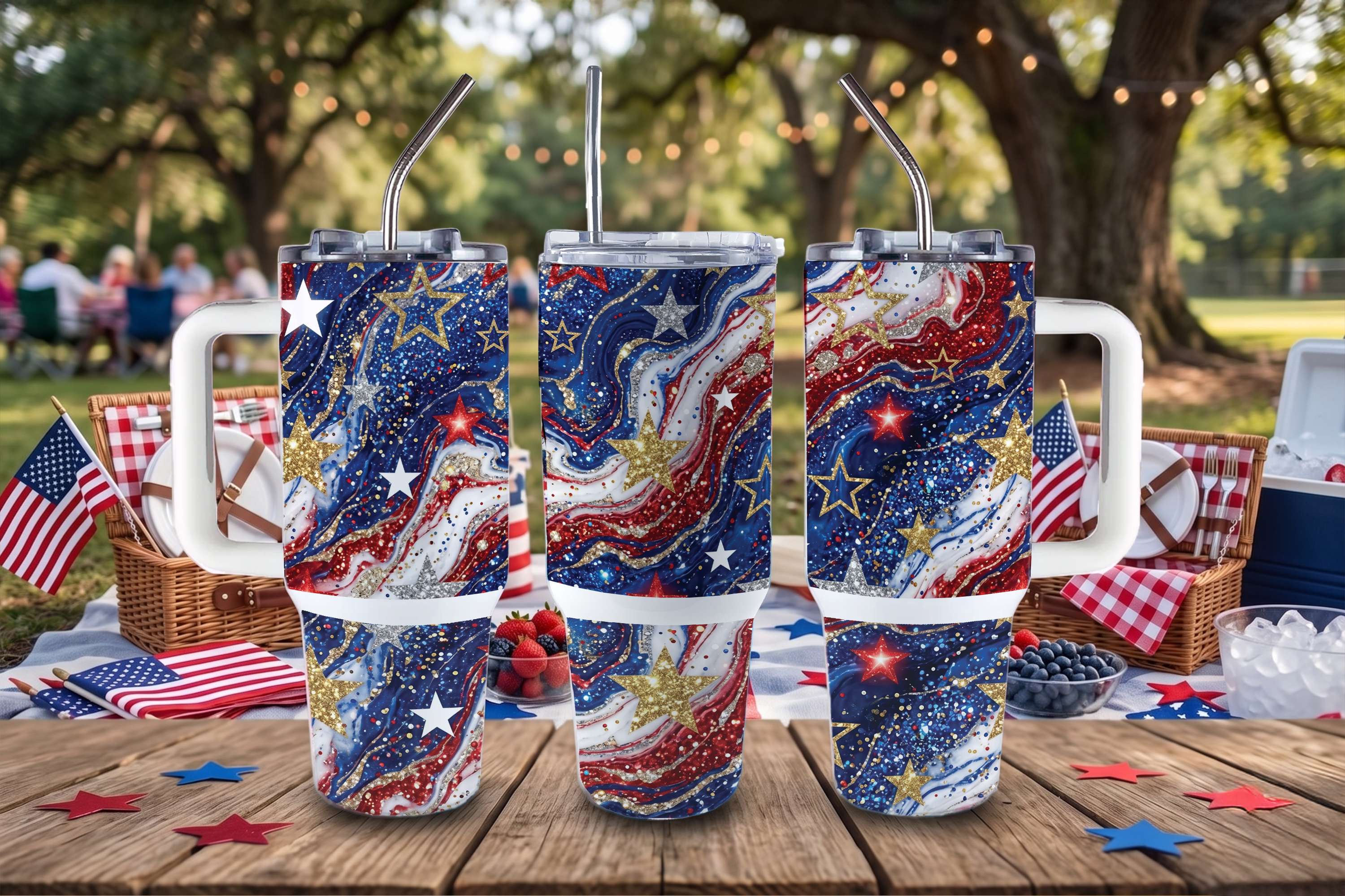 Digital Sublimation Designs - America 250 Tumbler Wraps