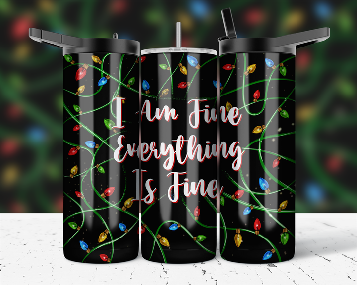 Assorted Ready to Press Sublimation Prints for 20oz Straight Skinny Tumblers (10 Pack) - Christmas 1