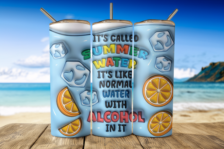 Digital Sublimation Designs - Summer Tumbler Wraps — 40oz Big Swig — Summer Breeze Quotes