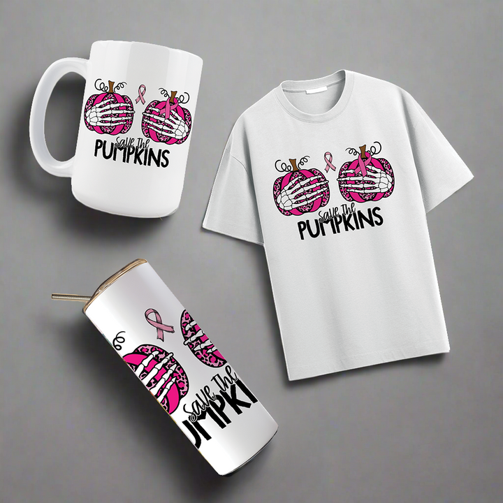 Multi Product Use - Digital Sublimation Designs - Breast Cancer Awareness — Save the Pumpkins