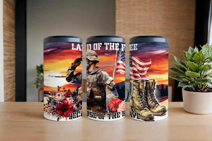 Digital Sublimation Designs - Fourth of July Tumbler Wraps — 40oz Big Swig — 3D American Stars