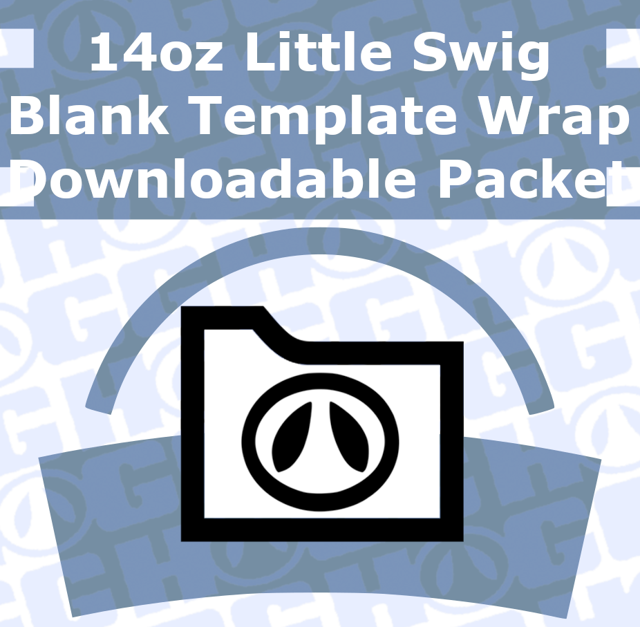 MODÈLE D'EMBALLAGE BIG SWIG DE 40 oz