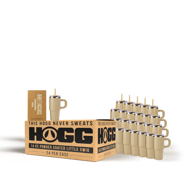 14oz Powder Coated Little Swig Tumbler Case (24 Units)