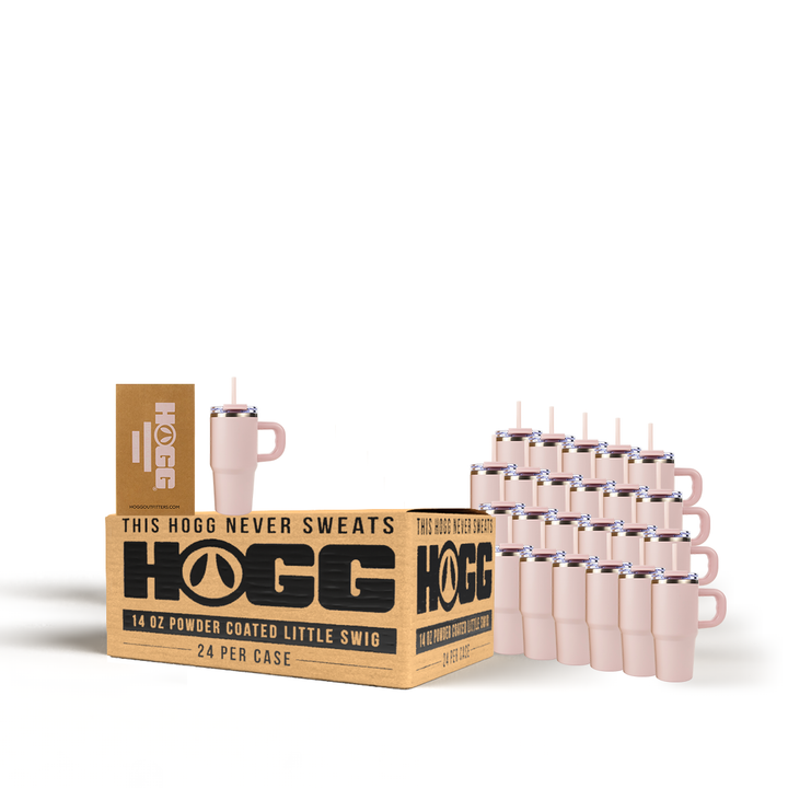 14oz Powder Coated Little Swig Tumbler Case (24 Units)