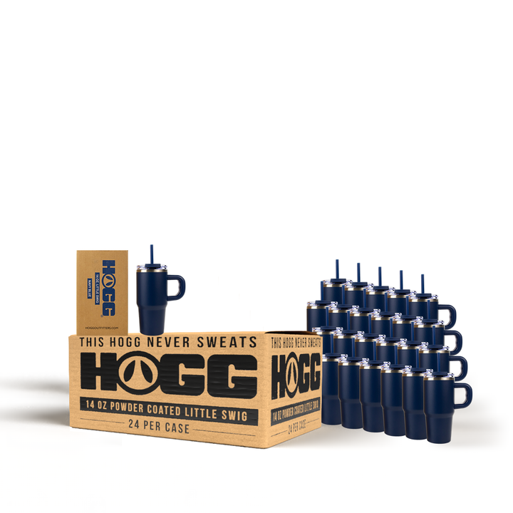 14oz Powder Coated Little Swig Tumbler Case (24 Units)