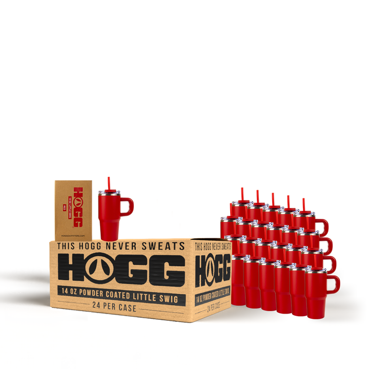 14oz Powder Coated Little Swig Tumbler Case (24 Units)