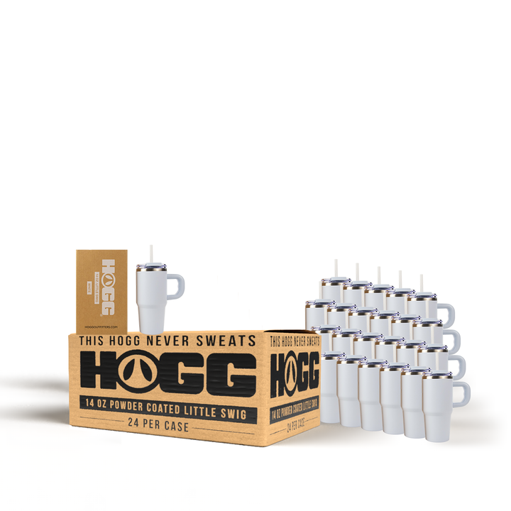14oz Powder Coated Little Swig Tumbler Case (24 Units)