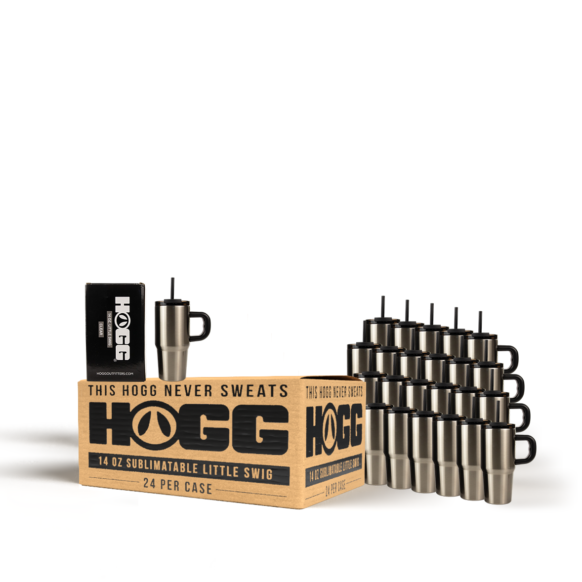 14oz SUBLIMATABLE LITTLE SWIG TUMBLER (24 UNITS) - CLEAR