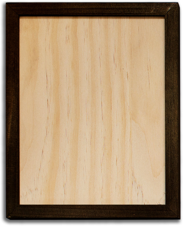 Sublimatable Wood Photo Panel - detail view | sublimatable personalized gift blank