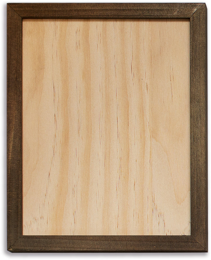 Sublimatable Wood Photo Panel - alternate angle | sublimatable personalized gift blank