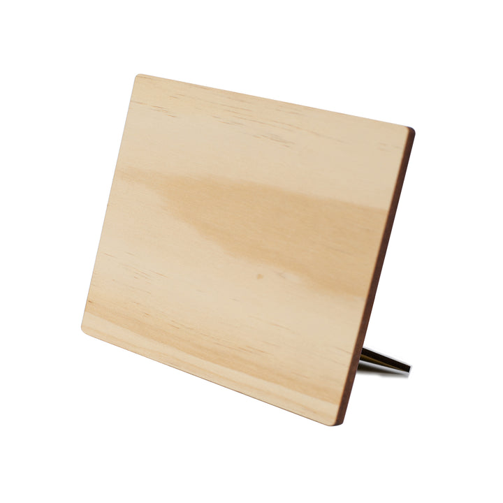 Sublimatable Tabletop Wood Photo Panel (2 Pack) - detail view | sublimatable personalized gift blank