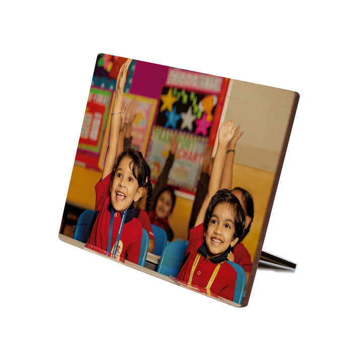Sublimatable Tabletop Wood Photo Panel (2 Pack) - alternate angle | sublimatable personalized gift blank