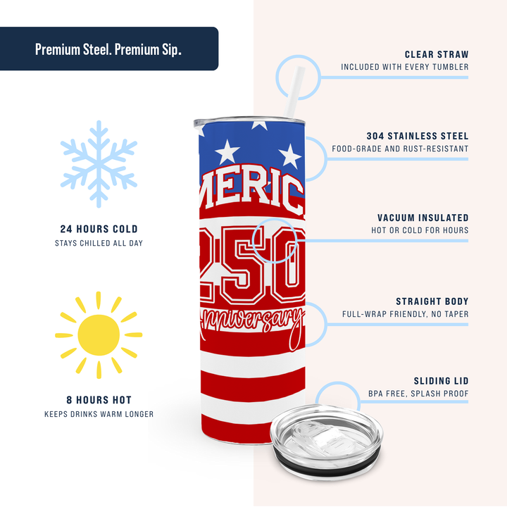 Usa 250th Anniversary Tumbler Collection