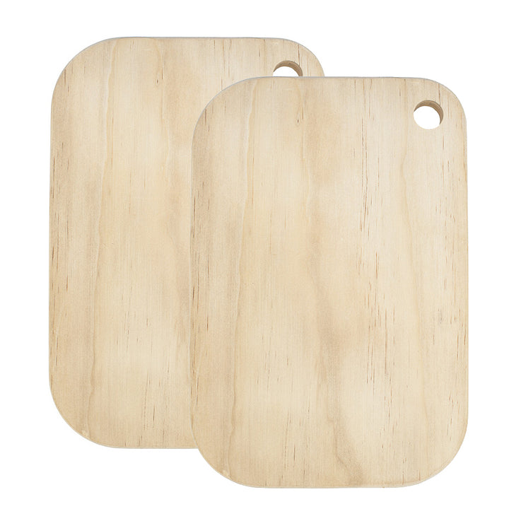 Sublimatable Bamboo Cutting Board (2 Pack) - alternate angle | sublimatable personalized gift blank