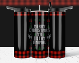 ASSORTED READY TO PRESS SUBLIMATION PRINTS FOR 20oz STRAIGHT SKINNY TUMBLERS (10 PACK) - CHRISTMAS 1