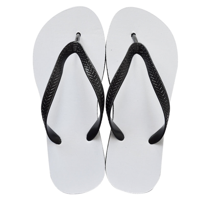 SUBLIMATABLE FLIP FLOPS - BLACK