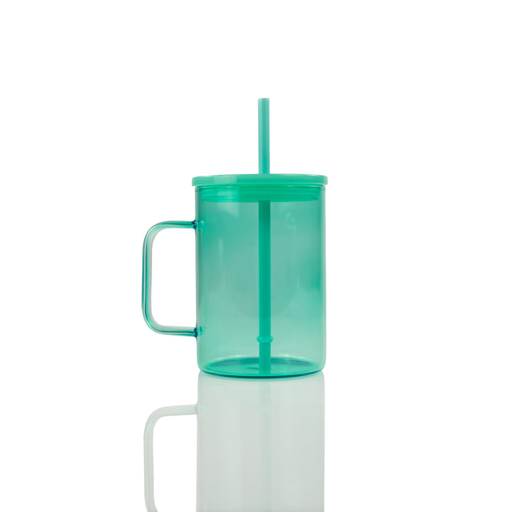 Jelly 15oz Coffee Mug W/ Handle — Green