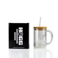 15oz Sublimation Blank Glitter Globe Glass Coffee Mug Case (25 Units)