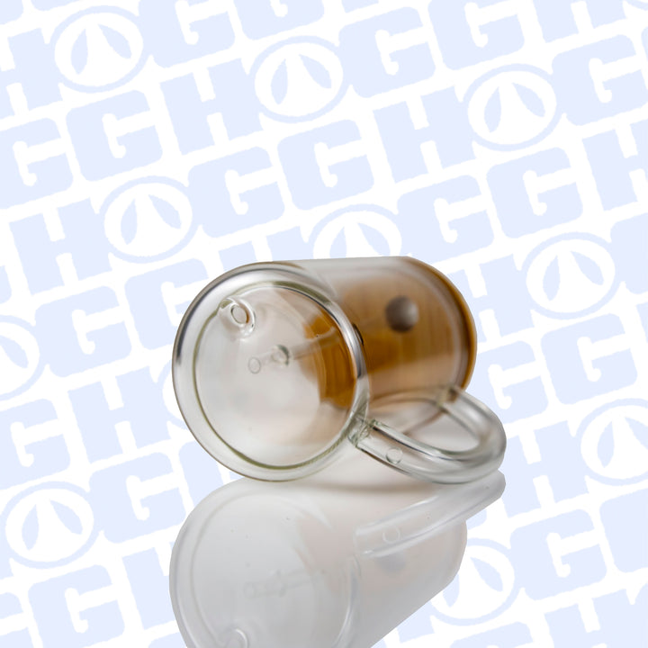15oz Sublimation Blank Glitter Globe Glass Coffee Mug Case (25 Units)