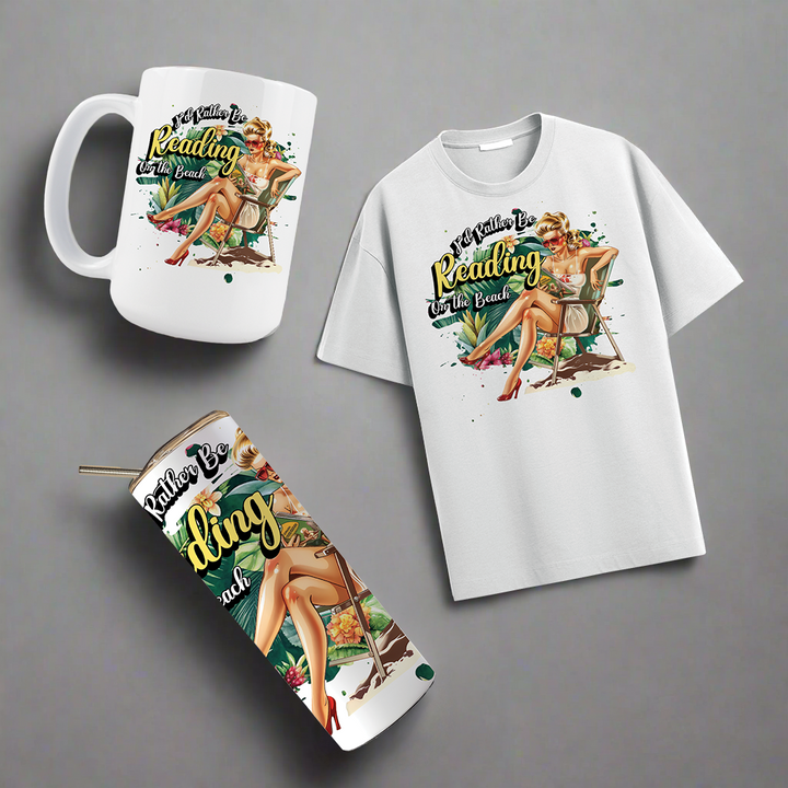 Multi Product Use - Digital Sublimation Designs - Vibrant Beach — Reading Babe