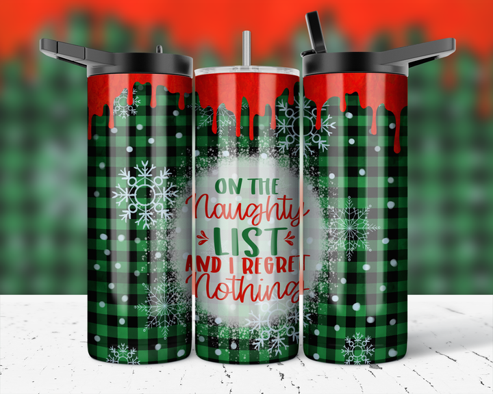 Assorted Ready to Press Sublimation Prints for 20oz Straight Skinny Tumblers (10 Pack) - Christmas 1