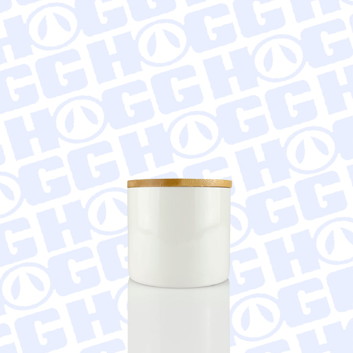16oz Sublimation Blank Clear Ceramic Storage/Candle Jar Case (24 Units)