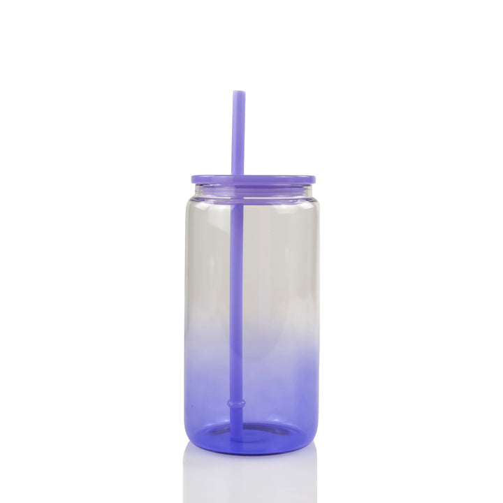 16oz Sublimation Blank Glass Cans Small Case Bundle - 12 Pack