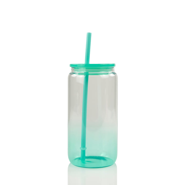 16oz Sublimation Blank Glass Cans Small Case Bundle - 12 Pack