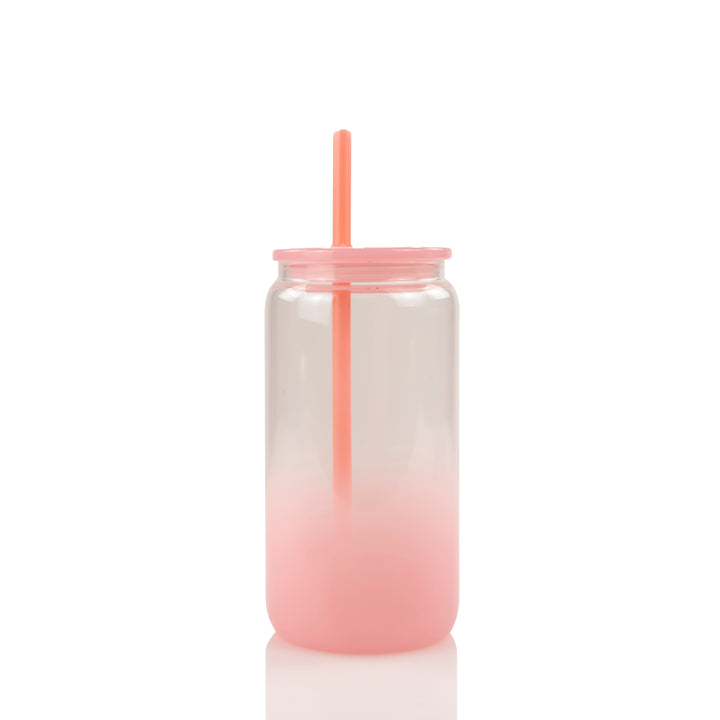 16oz Sublimation Blank Glass Cans Small Case Bundle - 12 Pack