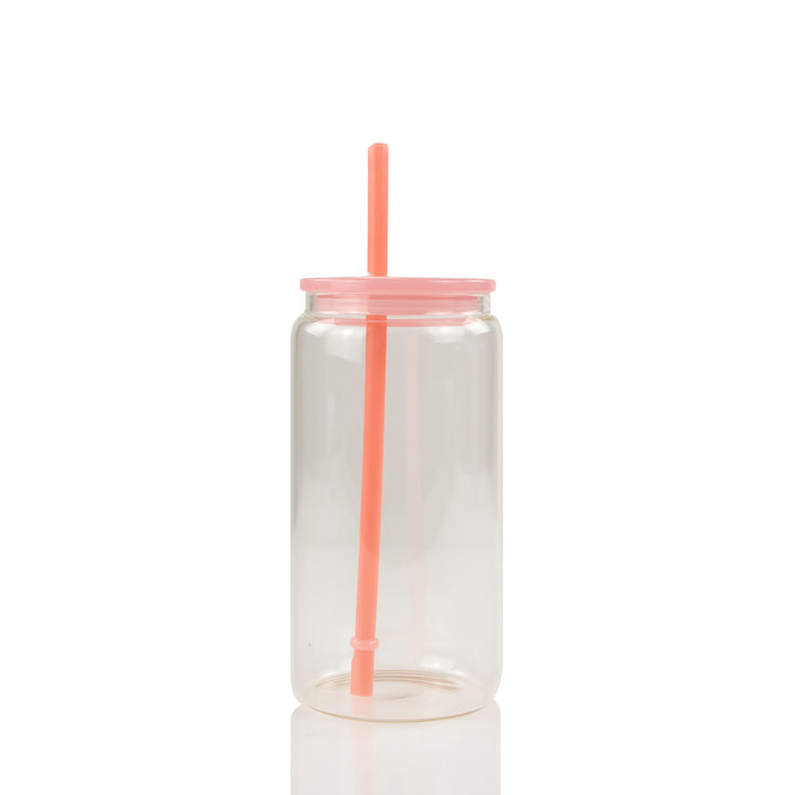 16oz Sublimation Blank Glass Cans Small Case Bundle - 12 Pack