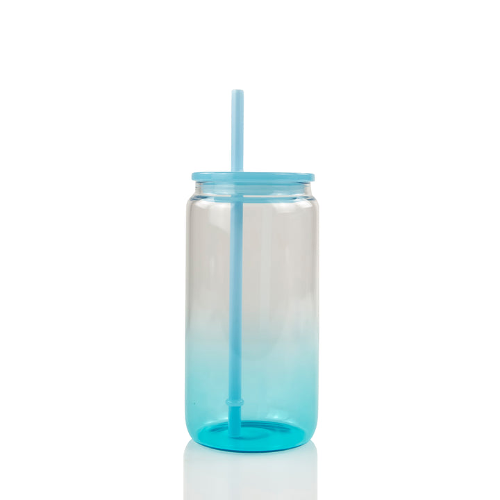 16oz Sublimation Blank Glass Cans Small Case Bundle - 12 Pack