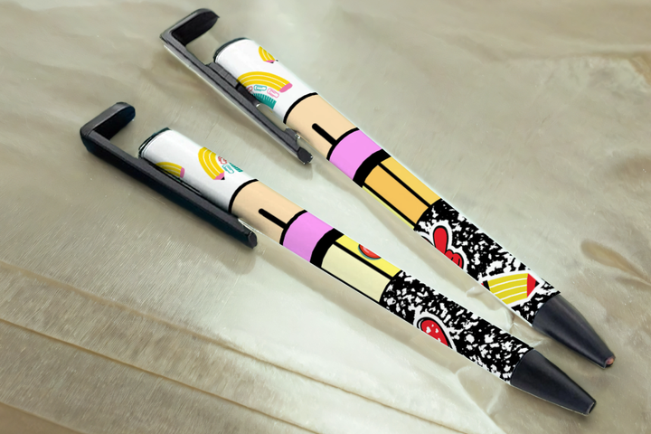 Digital Sublimation Designs - School Pen Wraps — Sublimatable Pen — Vibrant Stickers