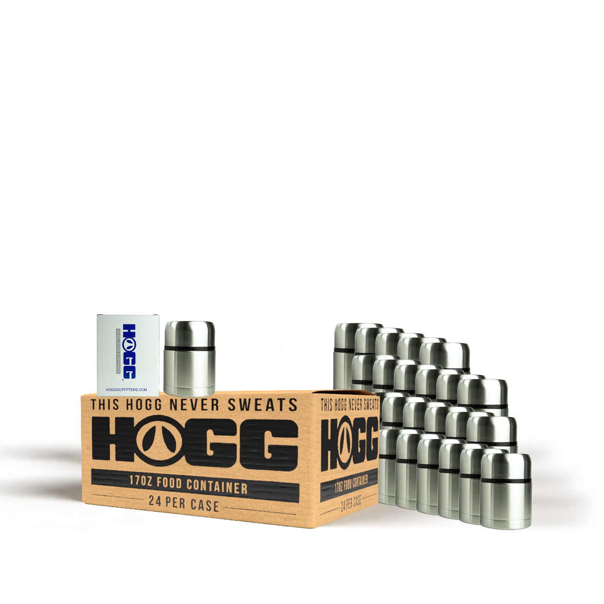 17oz Food Container Case (24 Units) – The Stainless Depot