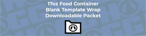 17oz FOOD CONTAINER WRAP TEMPLATE