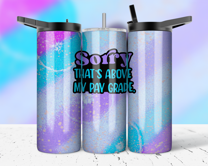 Assorted Ready to Press Sublimation Prints for 20oz Straight Skinny Tumblers (10 Pack) - Sarcasm 2