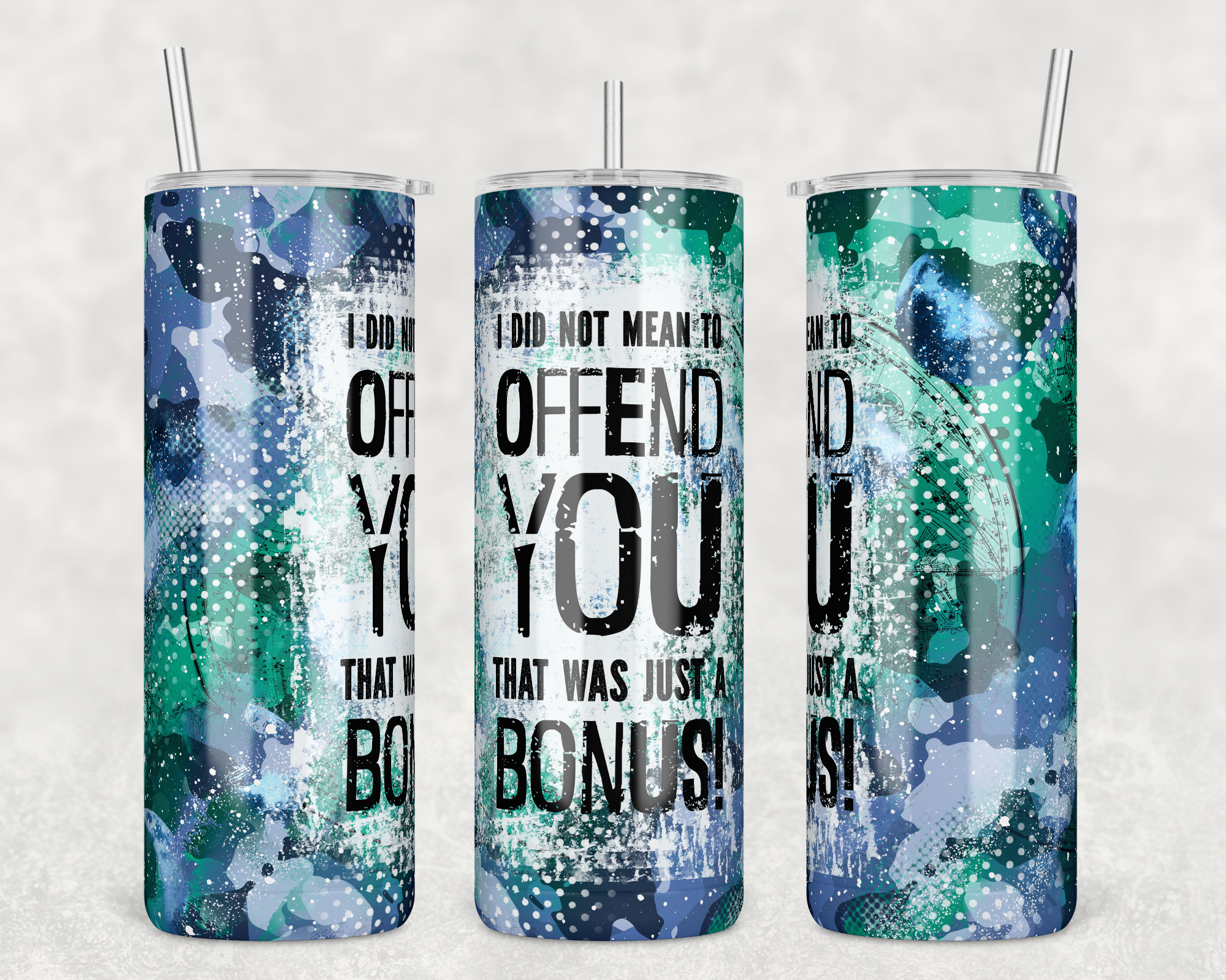 Ready To Press 20oz Tumbler Sublimation Transfer / Wasted On You