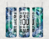 ASSORTED READY TO PRESS SUBLIMATION PRINTS FOR 20oz STRAIGHT SKINNY TUMBLERS (10 PACK)