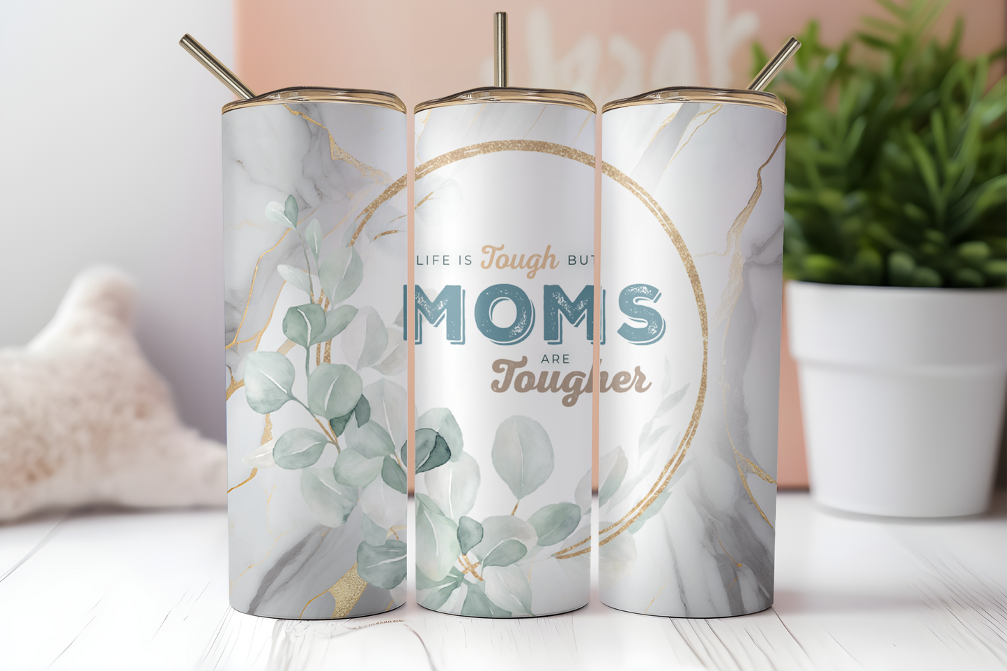 ASSORTED READY TO PRESS SUBLIMATION PRINTS FOR 20oz STRAIGHT SKINNY TUMBLERS (10 PACK) - MOM