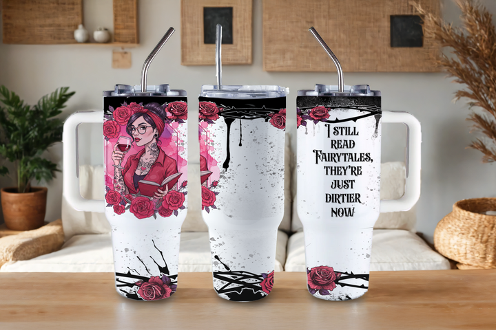 Digital Sublimation Designs - Collection B Tumbler Wraps — 40oz Big Swig — Dark Fairytales