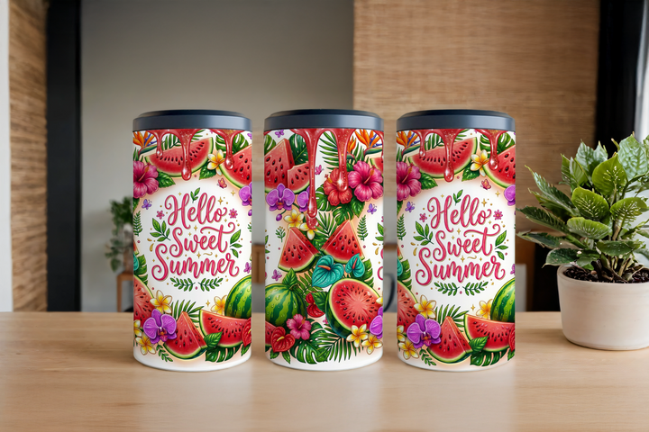 Assorted Ready to Press Sublimation Tumbler Prints (12 Pack) - Summer Fiesta — 4 In 1 Can Cooler