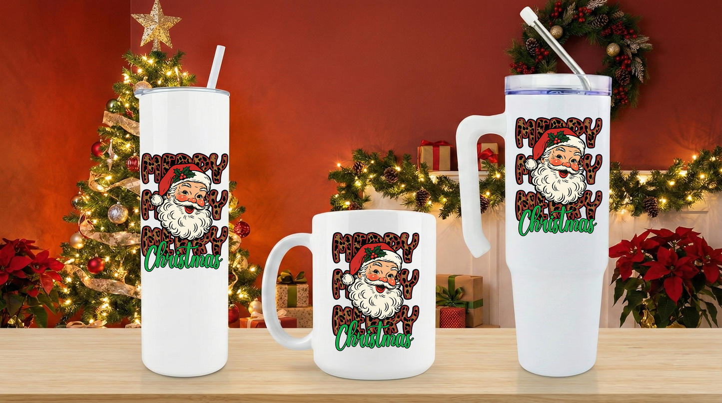 ASSORTED UV DTF MULTI-USE GANG SHEET - MERRY CHRISTMAS