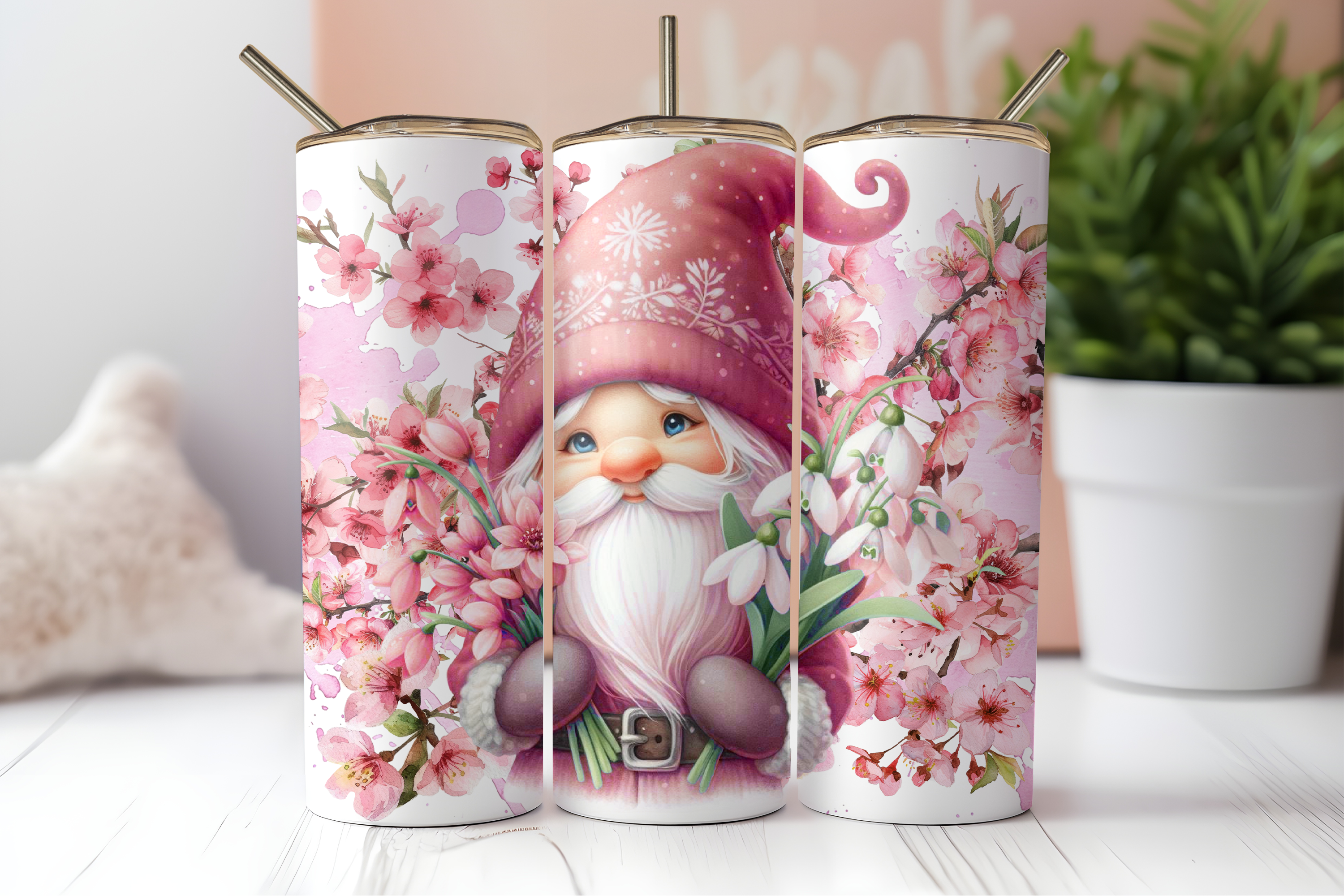 Digital Sublimation Designs - Spring Bloom Collection Tumbler Wraps