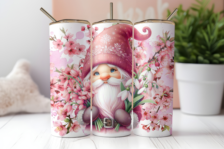 Digital Sublimation Designs - Spring Bloom Collection Tumbler Wraps — 40oz Big Swig — Hello Spring Cow