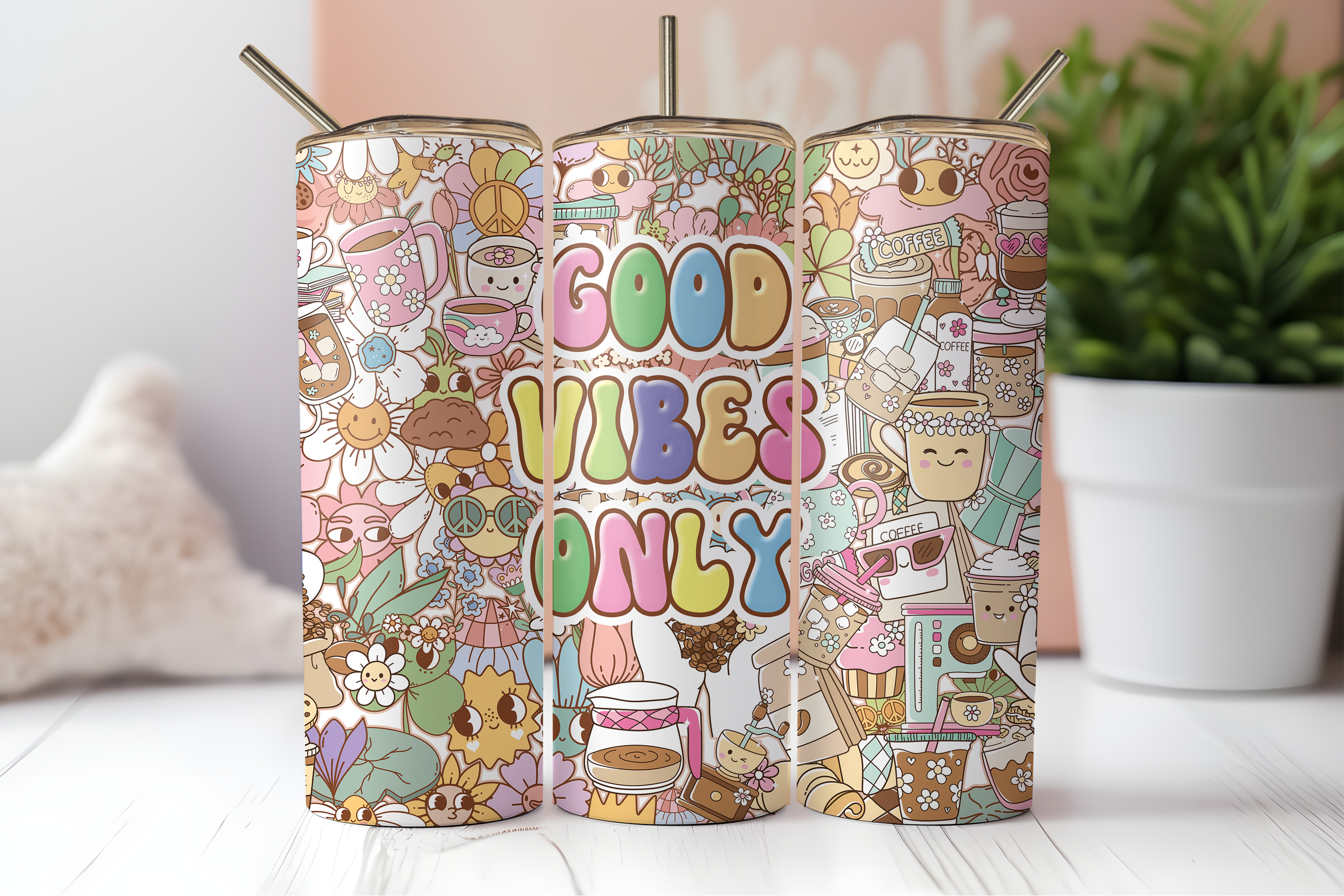 Digital Sublimation Designs - Retro Remix Tumbler Wraps