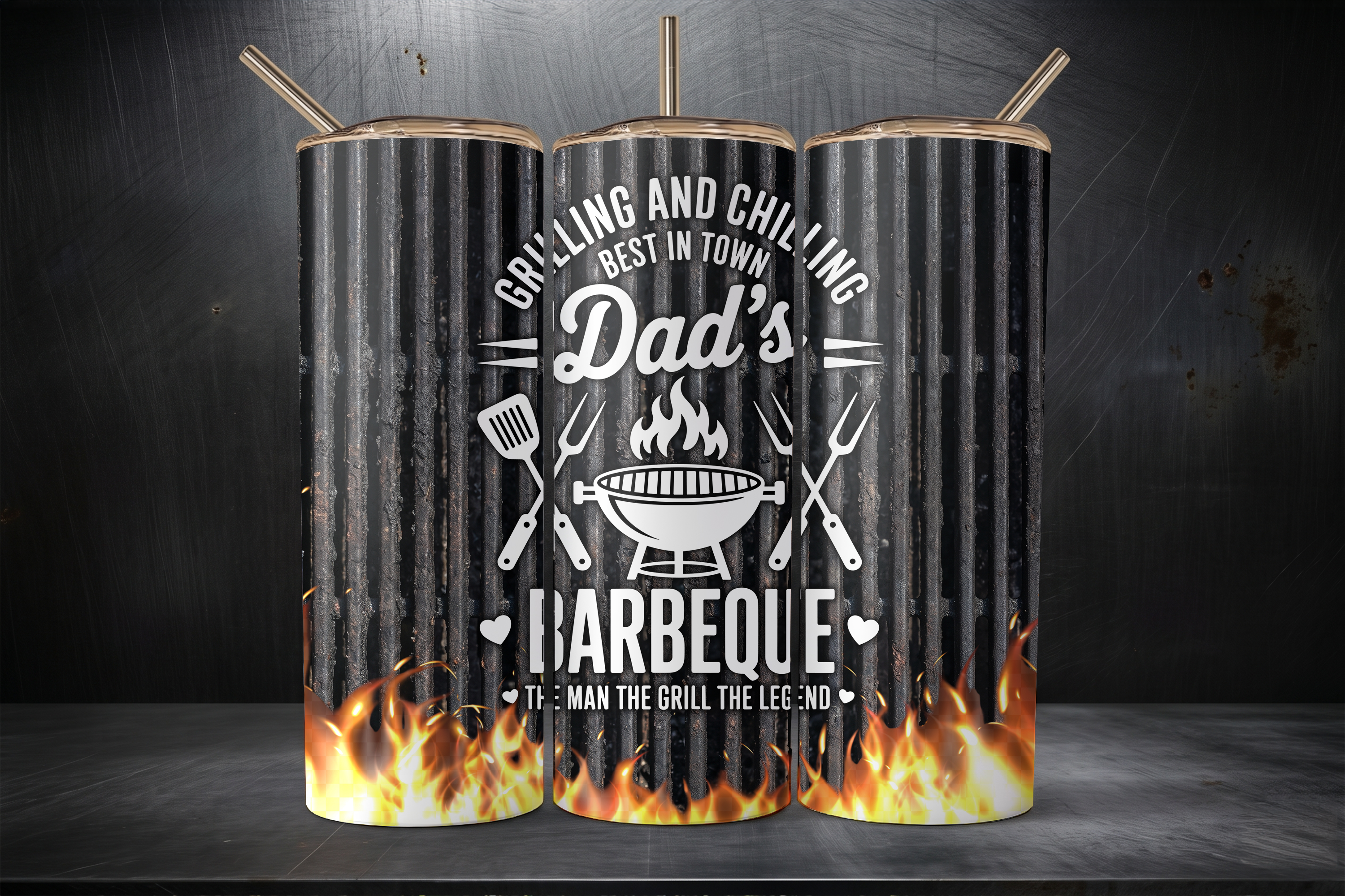 Assorted Ready to Press Sublimation Tumbler Prints (12 Pack) - Legendary Dad