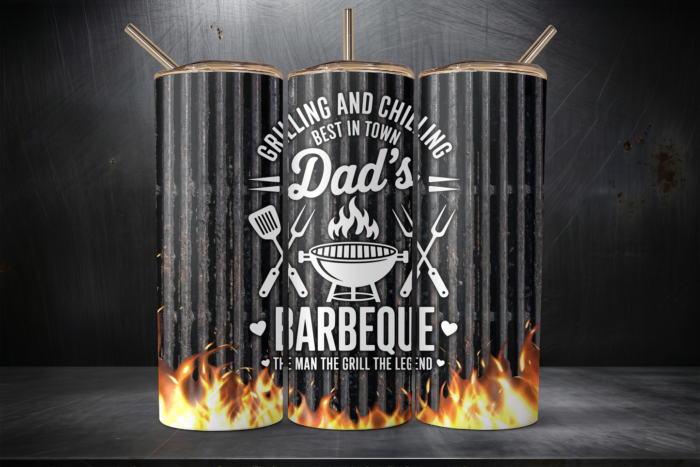 Assorted Ready to Press Sublimation Tumbler Prints (12 Pack) - Legendary Dad