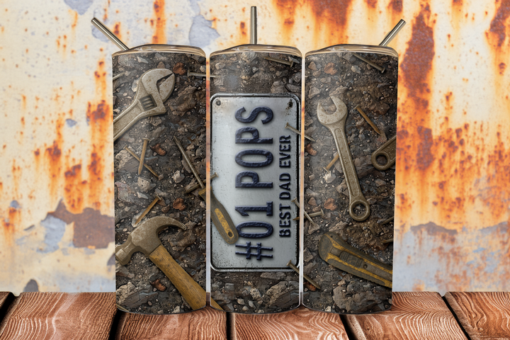 Assorted Ready to Press Sublimation Tumbler Prints (14 Pack) - Father's Day 2025 — 20oz Skinny